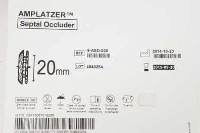AMA 9-ASD-020 AMPLATZER Septal Occluder 20mm (x)